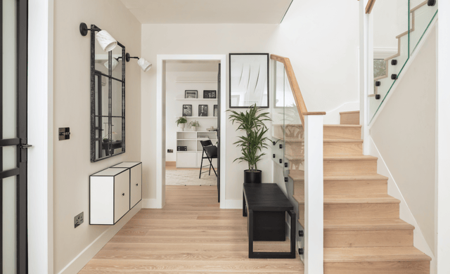 Oak stairs