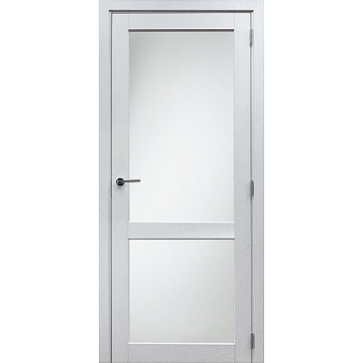 D2S Two Glazed Panels Solid Oak Internal Doors