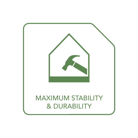 Maximu stability & durability